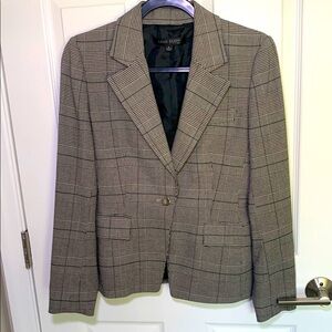 Anne klein vintage tailored plaid blazer size 2